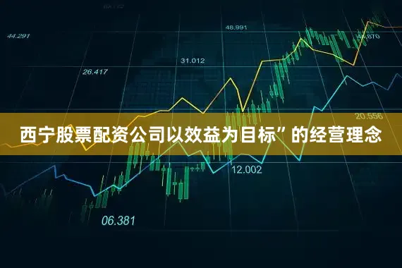 西宁股票配资公司以效益为目标”的经营理念