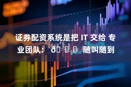 证券配资系统是把 IT 交给 专业团队： 📞 随叫随到